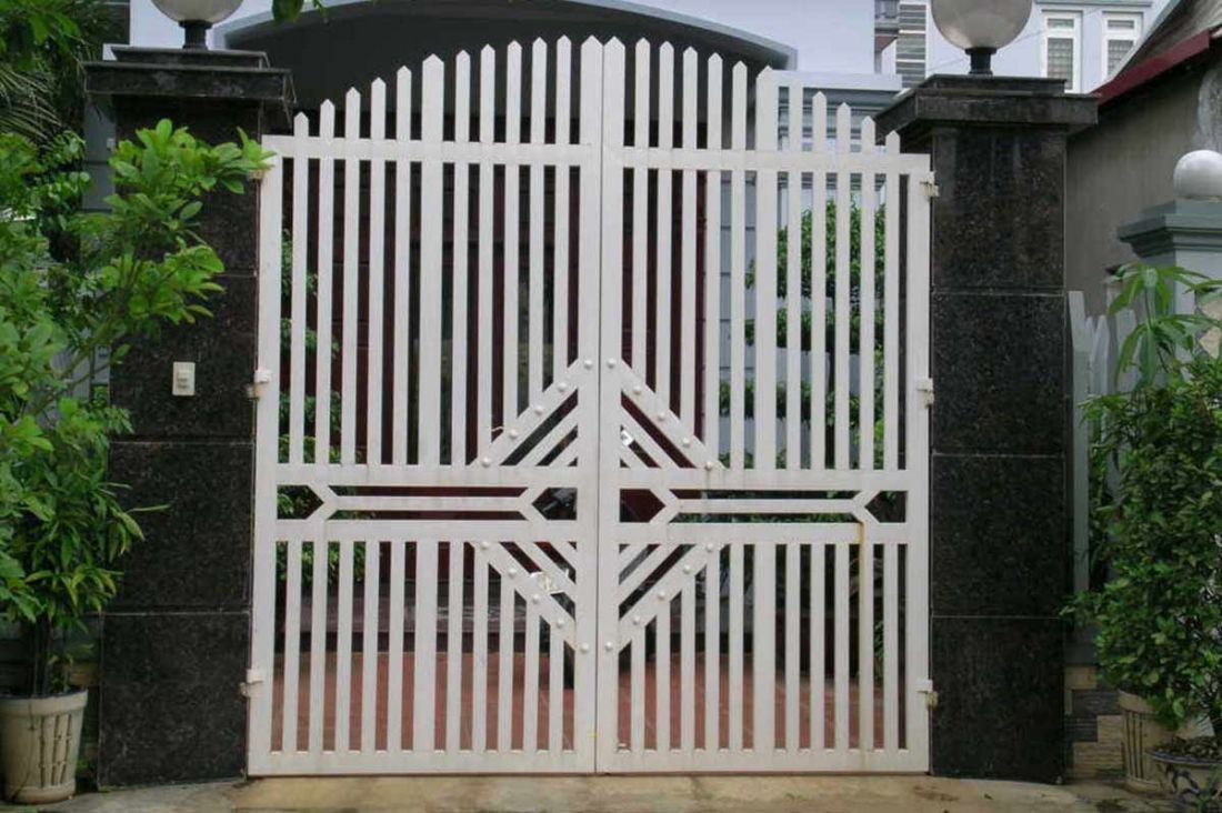 Mẫu cổng nhà đẹp ở nông thôn
