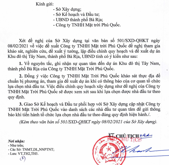 Đến lượt Sun Group nhảy vào dự án Khu đô thị Tây Nam Đến lượt Sun Group nhảy vào dự án Khu đô thị Tây Nam