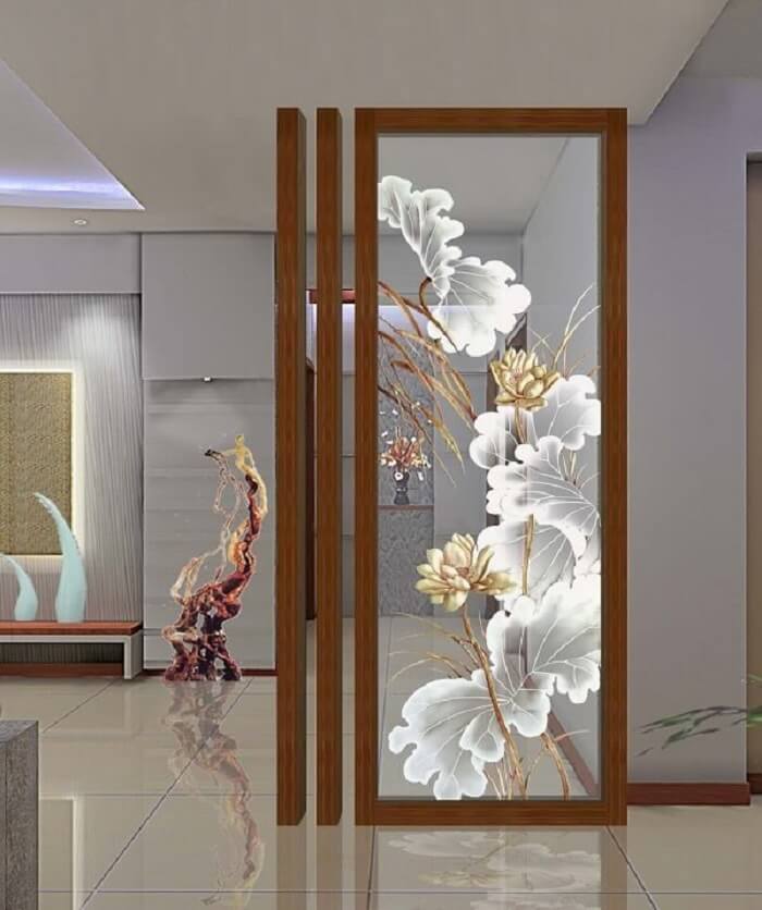 Vách ngăn di động bằng kính Vách ngăn di động bằng kính