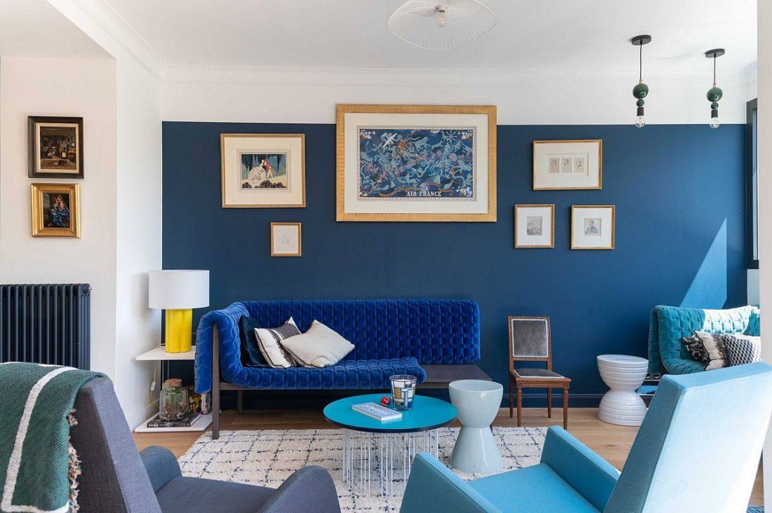 5 màu sắc trang trí đầy hấp dẫn trong không gian phòng khách