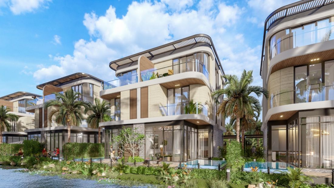Phối cảnh căn biệt thự Venezia Beach - Luxury Residences & Resort
