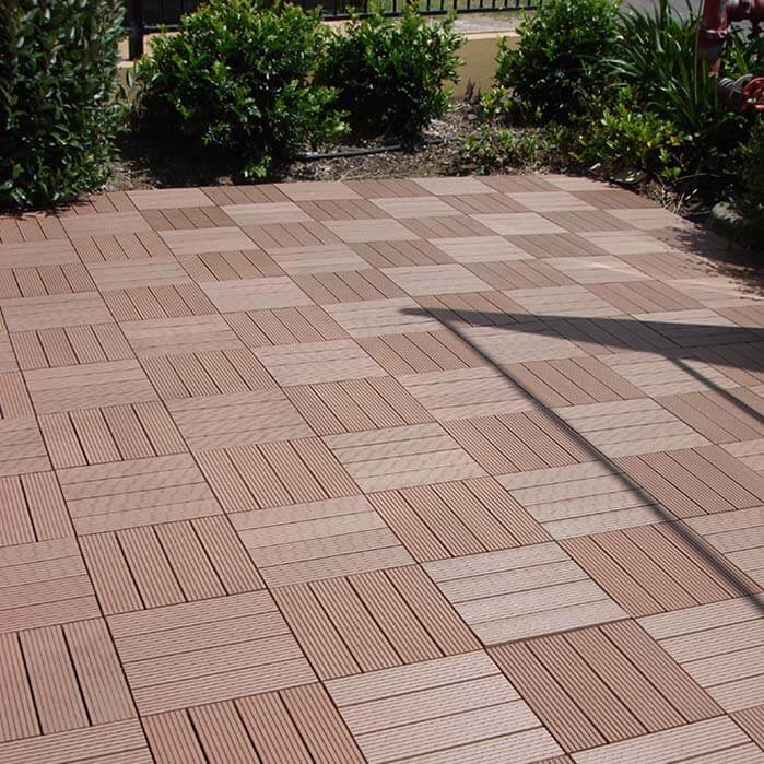 Vỉ gỗ nhựa lót sàn ngoài trời