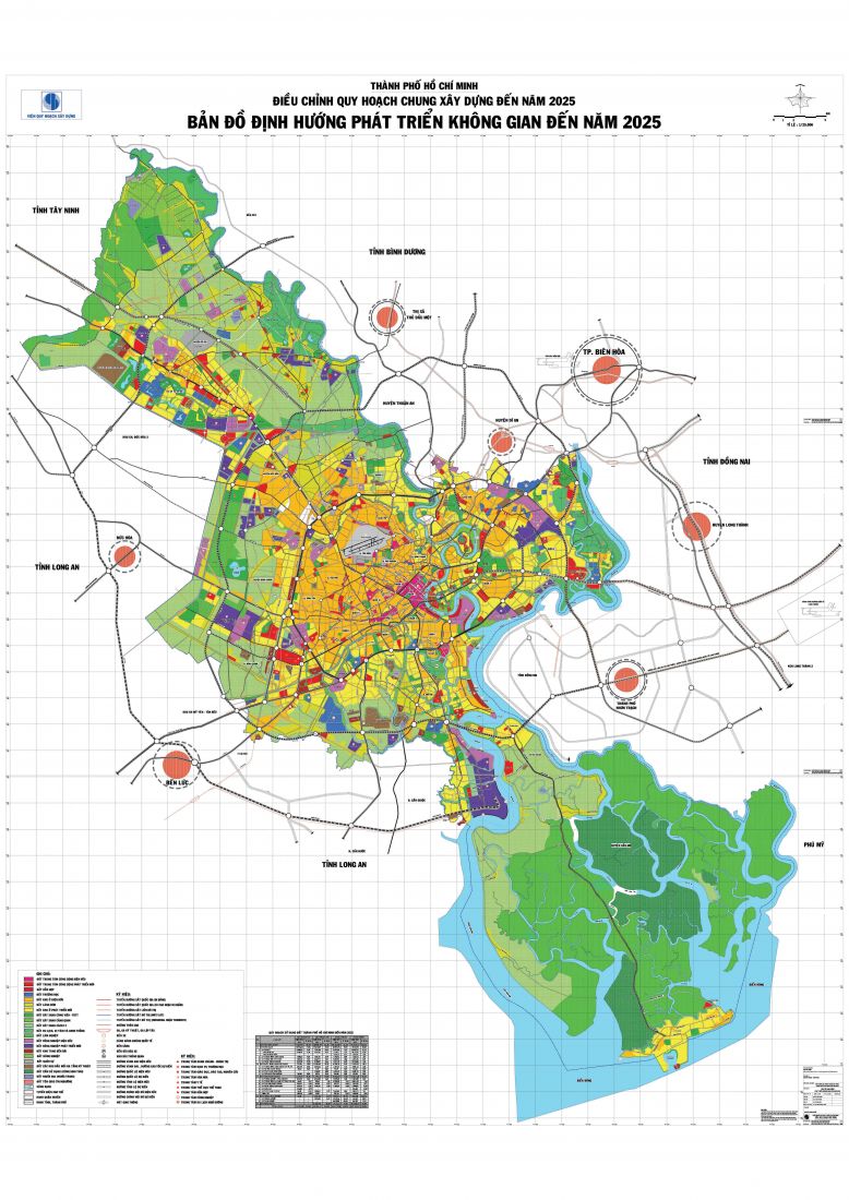 Hình ảnh: Bản đồ quy hoạch các quận TP.HCM - CafeLand.Vn