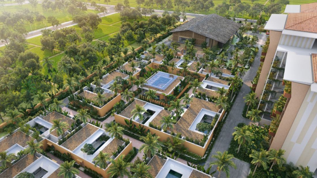 Phân khu biệt thự dự án Apec Mandala Sky Villas Kim Boi Hòa Bình