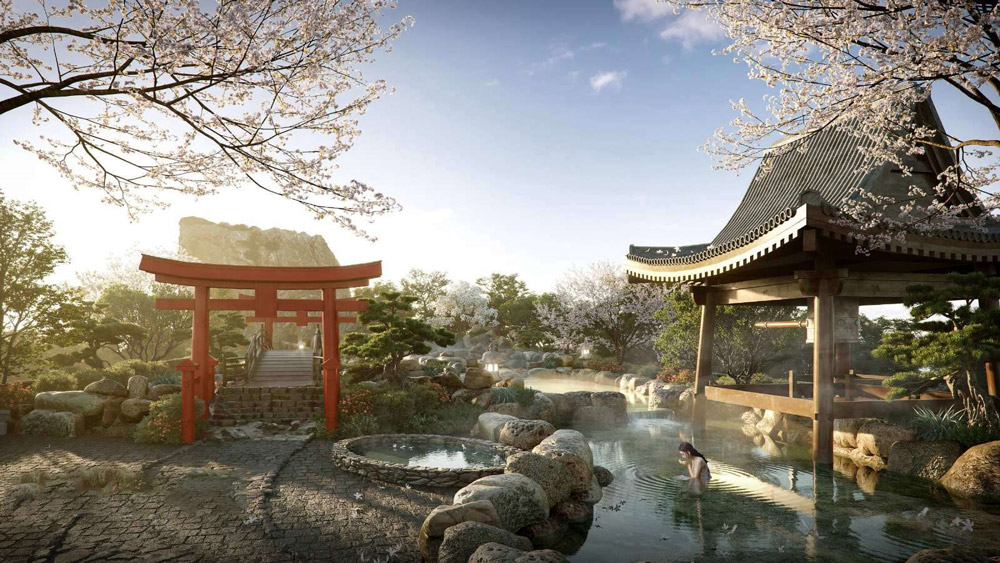Tiện ích dự án căn hộ SwanLake Residences The Onsen Ecopark