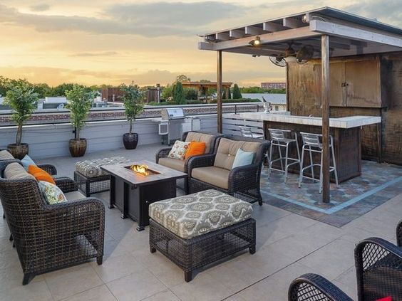 Ý tưởng thiết kế quầy bar ngoài trời độc đáo