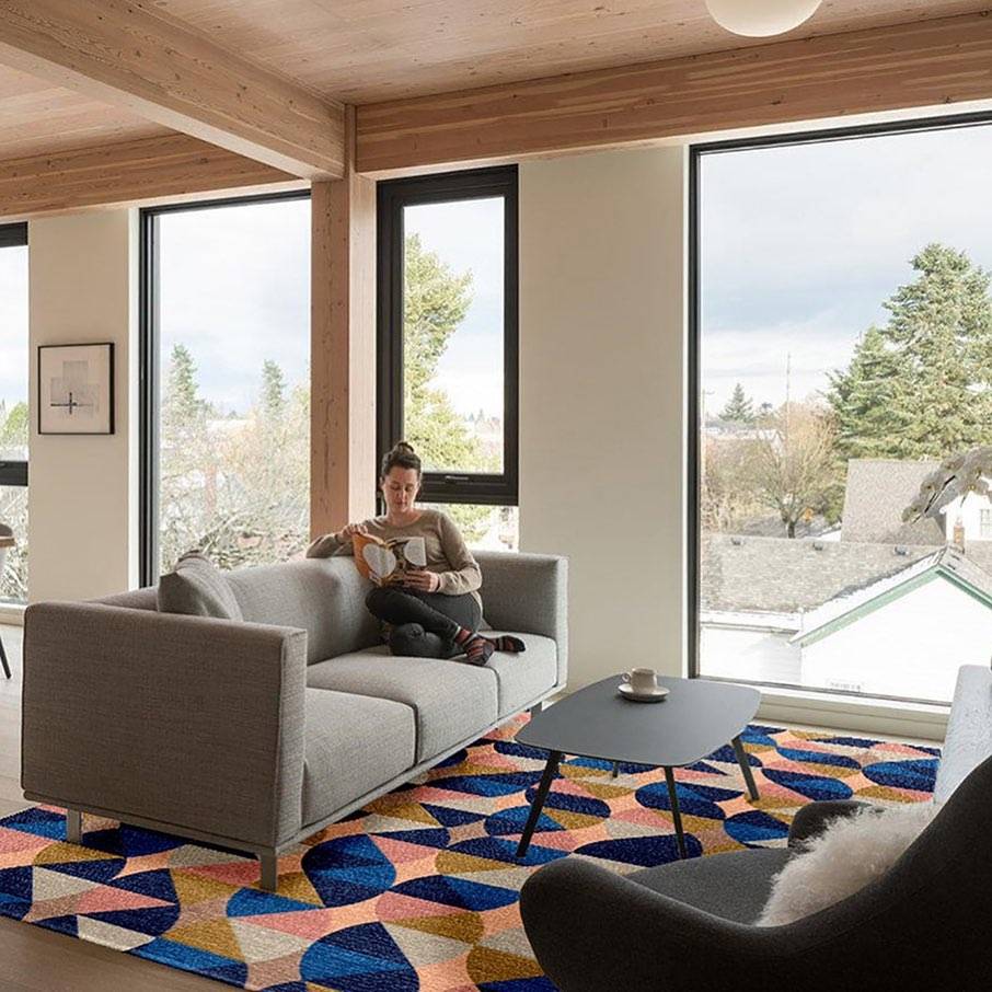 5 cách lựa chọn thảm phù hợp với không gian phòng khách