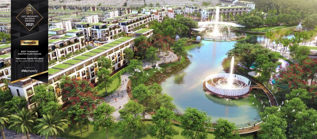 Meyhomes Capital Phú Quốc nhận “cú đúp” giải thưởng tại Dot Property Vietnam Awards 2021