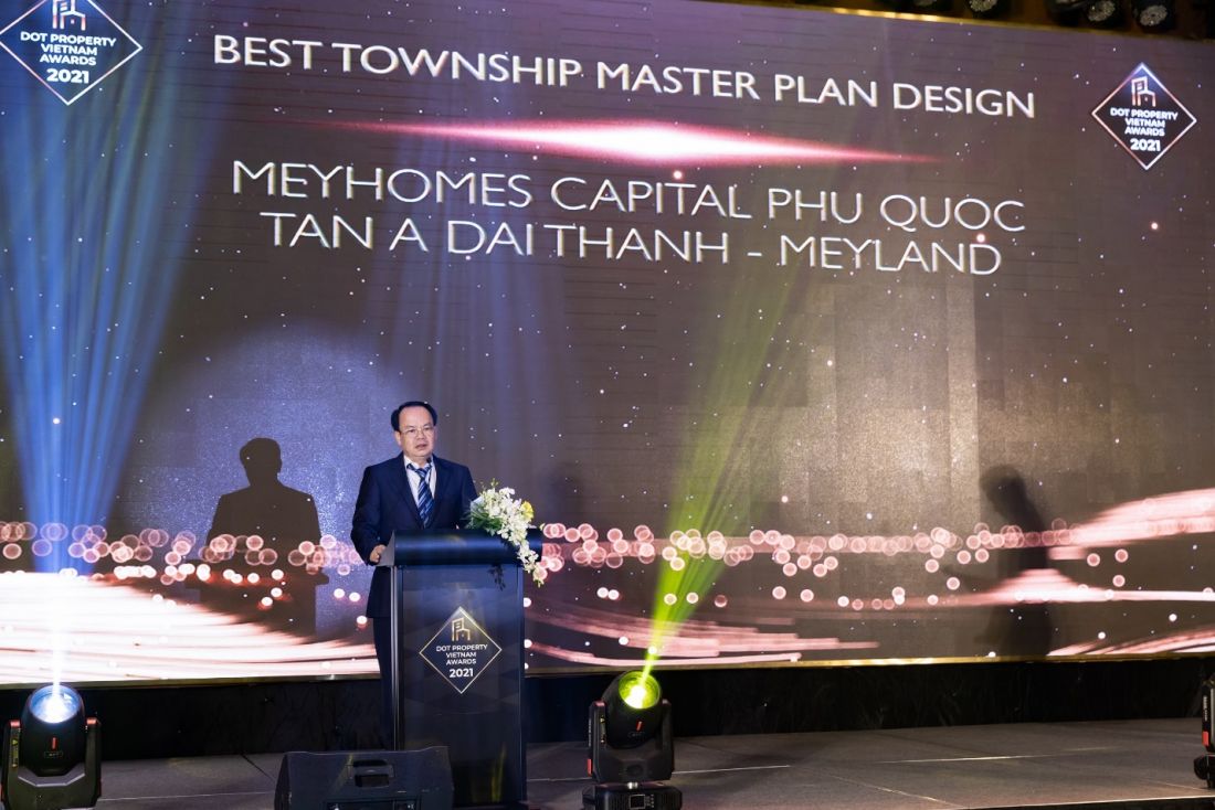 Meyhomes Capital Phú Quốc nhận “cú đúp” giải thưởng tại Dot Property Vietnam Awards 2021