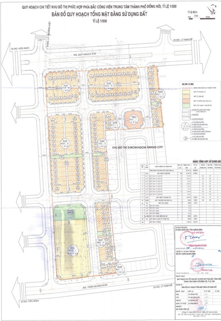 Quảng Bình duyệt quy hoạch chi tiết khu đô thị phức hợp phía Bắc công viên trung tâm Đồng Hới