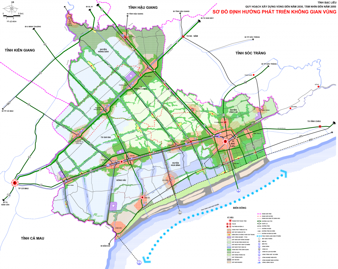 Bạc Liêu: Quy hoạch Đô thị sinh thái phía Tây Nam TP Bạc Liêu