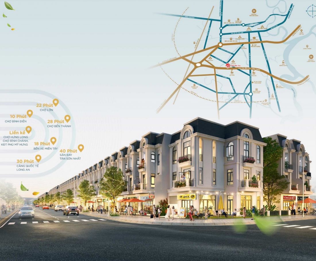 The Sol City – Thành phố vệ tinh Nam Sài Gòn