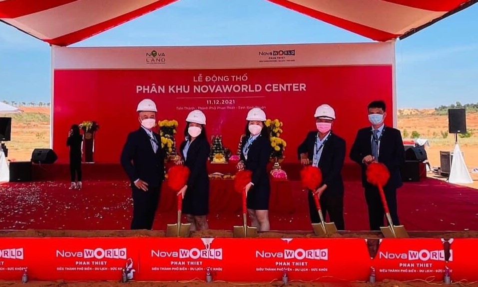Động thổ phân khu Novaworld Center dự án Novaworld Phan Thiết