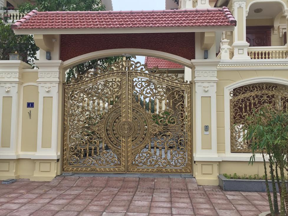 Thiết kế mẫu cổng nhà đẹp ở nông thôn