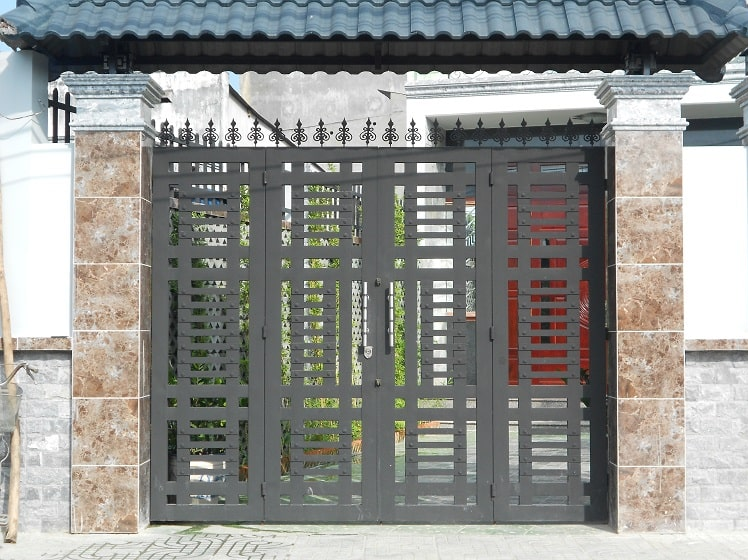 Thiết kế mẫu cổng nhà đẹp ở nông thôn
