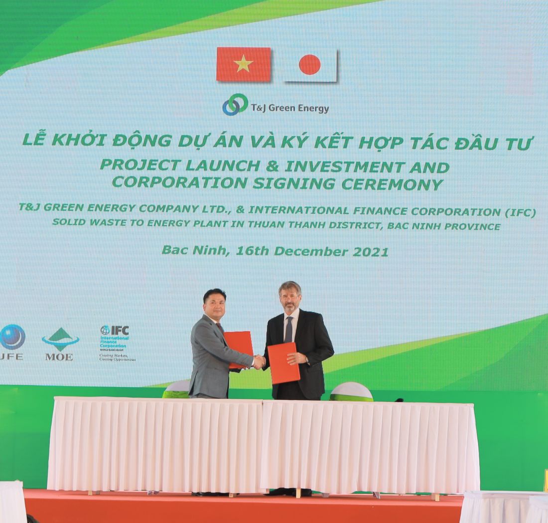 IFC đầu tư 30 triệu USD vào nhà máy điện rác tại Bắc Ninh