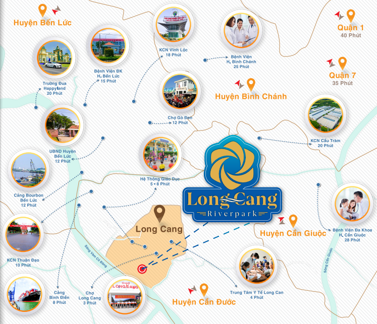 Dự án đất nền Long Cang River Park Long An