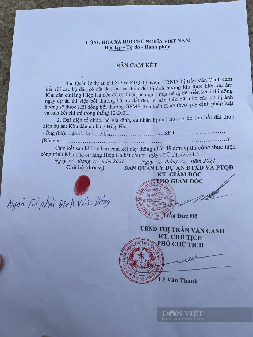 Bình Định: Dân tố chính quyền địa phương hứa lèo, đất chưa đền bù đã bị san phẳng