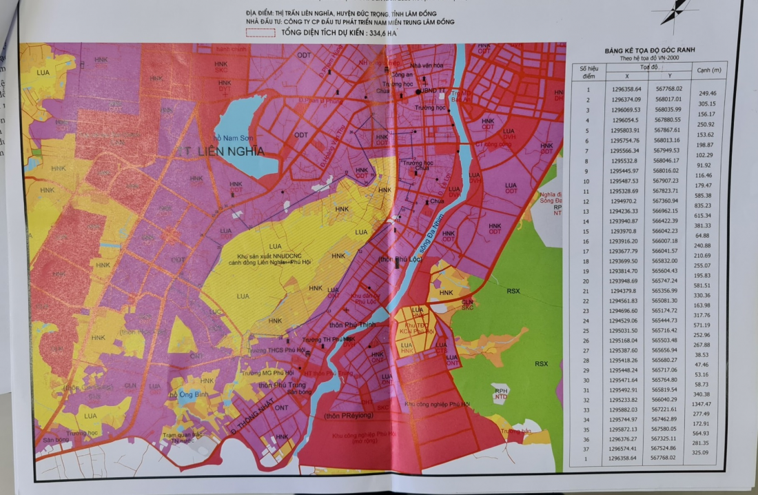 Lâm Đồng: Một doanh nghiệp đề xuất tài trợ lập quy hoạch Khu đô thị du lịch Liên Nghĩa 335 ha