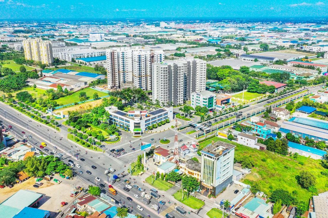 Phát triển Thuận An thành phố Wall của tỉnh Bình Dương