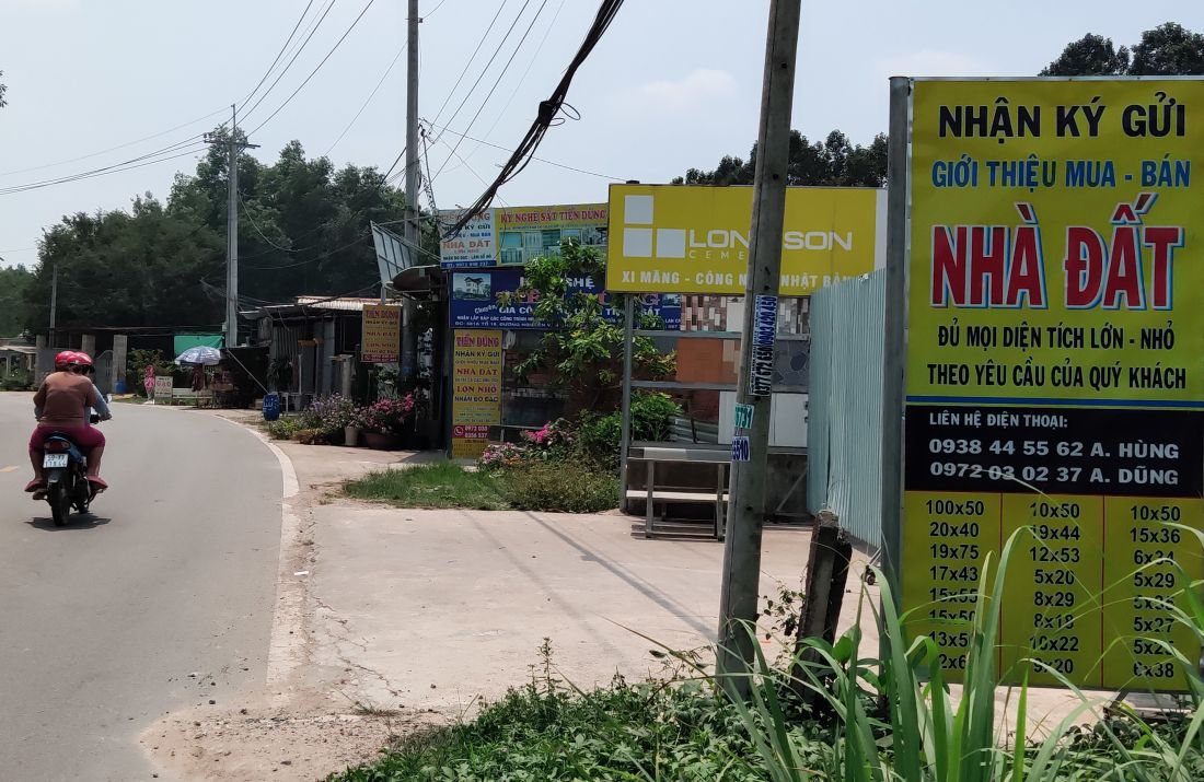 Nhiều người tìm mua đất vườn ở Củ Chi