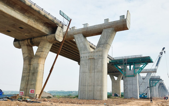 Cầu Vĩnh Tuy 2 thi công vượt tiến độ