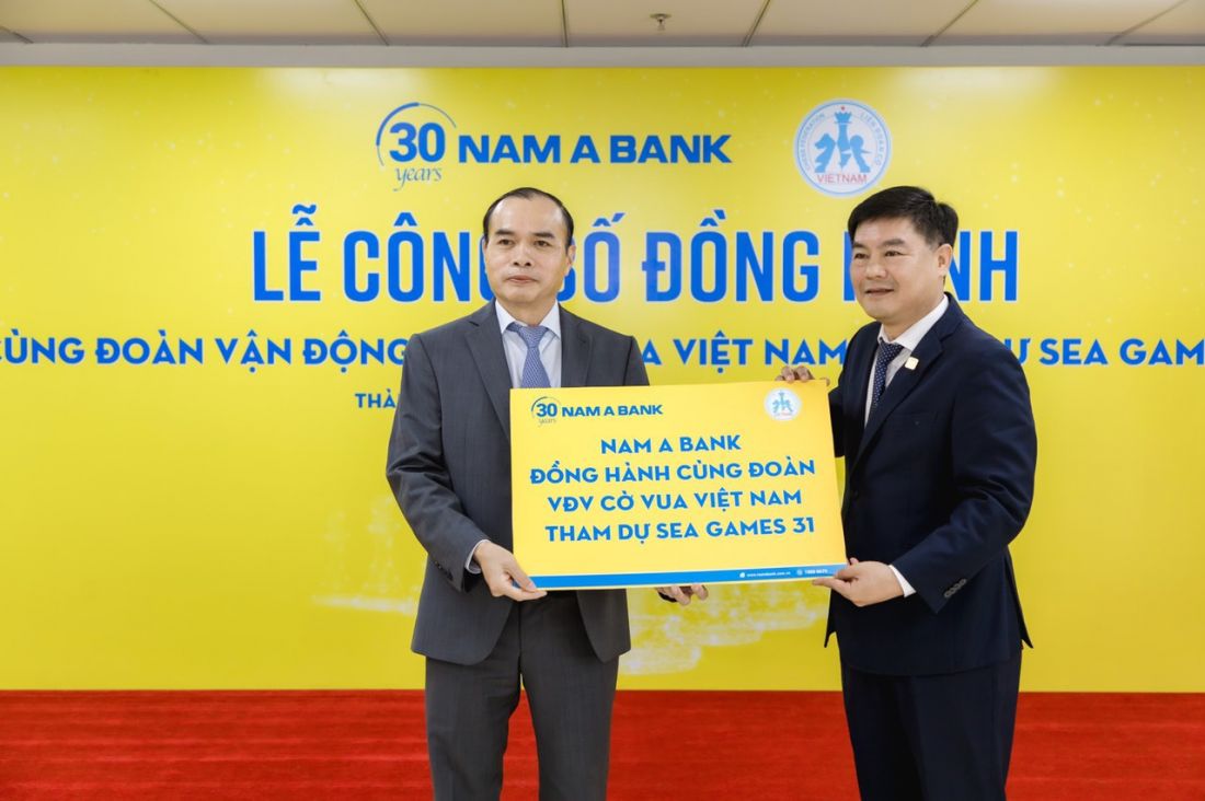 Nam A Bank đồng hành cùng Đội tuyển Cờ vua Việt Nam tại Sea Games 31