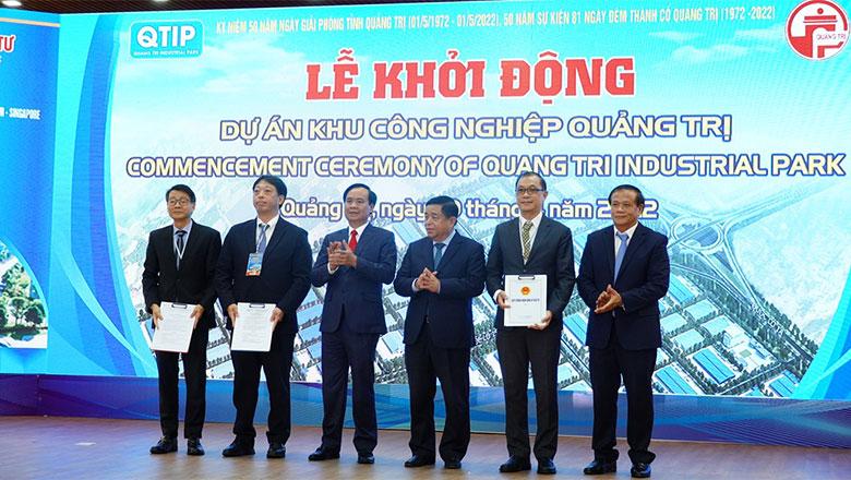 3 ông lớn khu công nghiệp đầu tư dự án 2.074 tỉ tại Quảng Trị