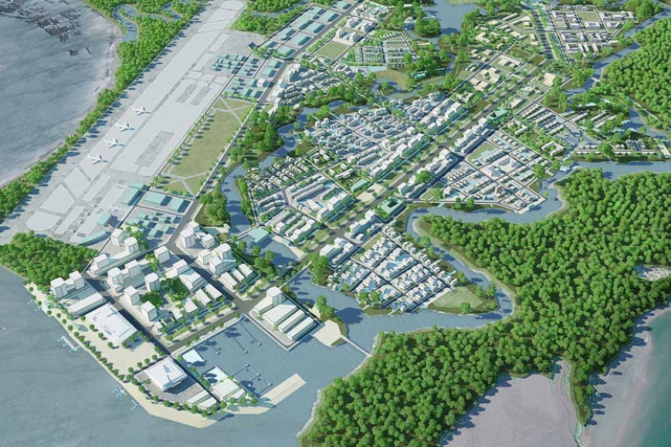 Quy hoạch Đảo Gò Găng: Tổng diện tích 1.389ha, có sân bay Gò Găng và là đô thị biển