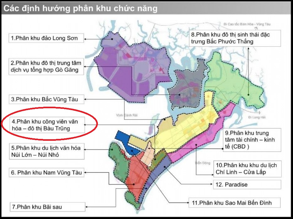 Bà Rịa - Vũng Tàu: Điều chỉnh đồ án quy hoạch treo 22 năm khu Bàu Trũng