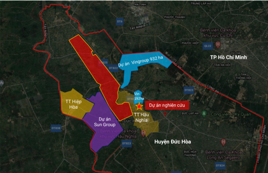 Long An duyệt quy hoạch khu đô thị gần 1.000ha giáp ranh TP.HCM