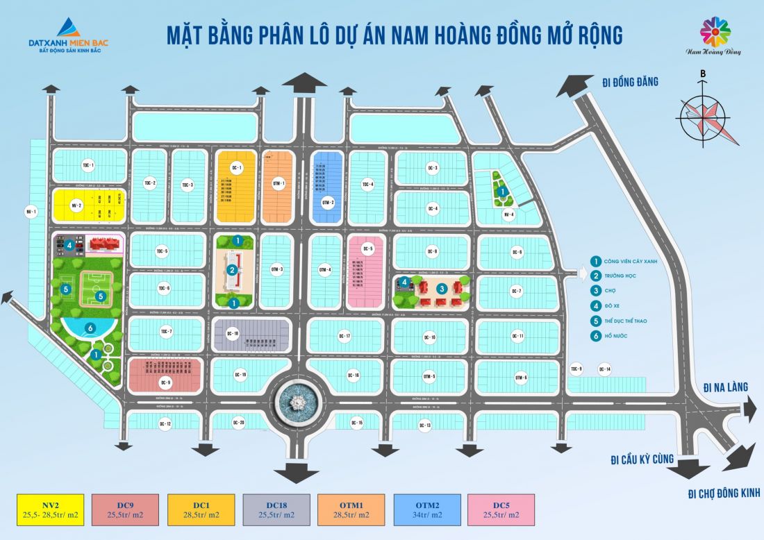 THIẾT KẾ HIỆN ĐẠI CỦA KHU ĐÔ THỊ NAM HOÀNG ĐỒNG