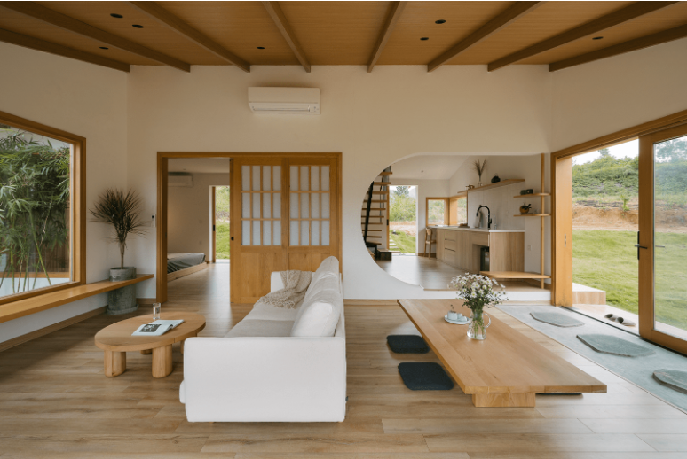Nhà nghỉ dưỡng song lập phong cách Nhật Bản yên bình giữa Ba Vì