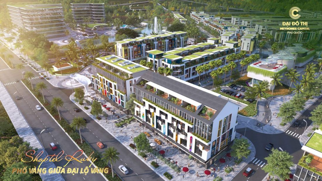 Crystal City: Phân khu tại dự án Meyhomes Capital Phú Quốc