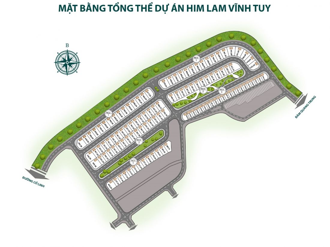 Him Lam Vĩnh Tuy: Dự án khu biệt thự tại Hà Nội
