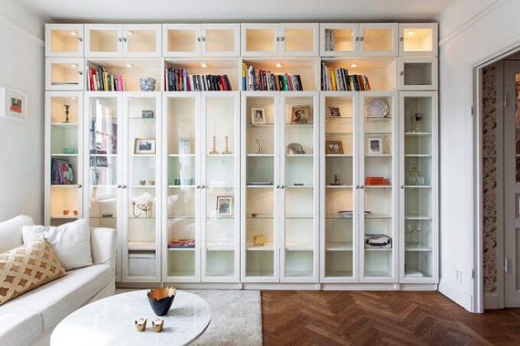 8 mẫu tủ sách nhôm kính đẹp, bền năm 2022 - CafeLand.Vn