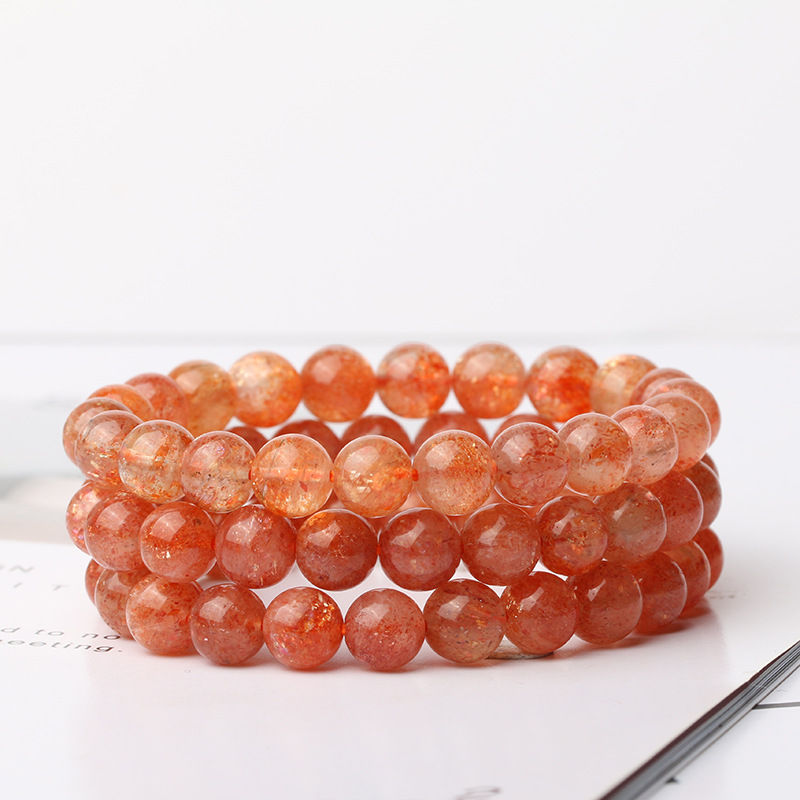 Tác dụng và ý nghĩa phong thủy của đá mặt trời Sunstone cam - CafeLand.Vn