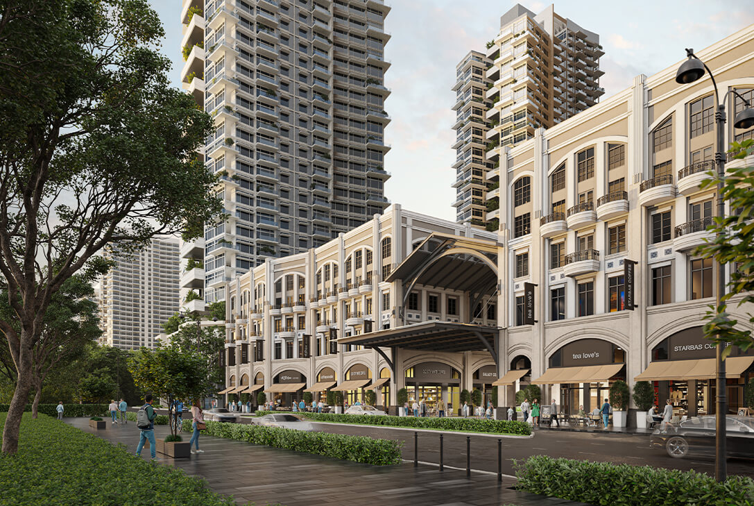Arkadia Square: Phân khu thương mại và nhà ở tại dự án ParkCity Hanoi