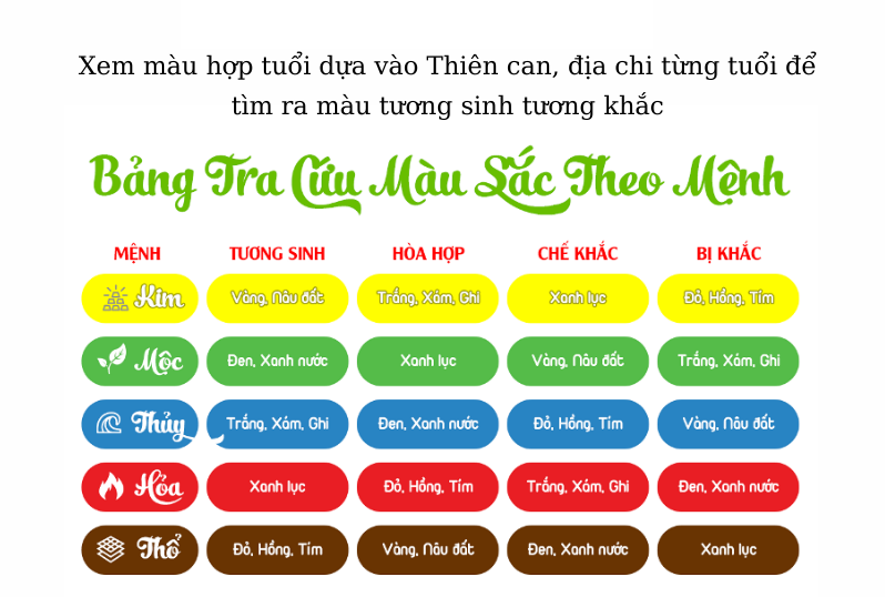 Tuổi Tuất Mệnh Thủy Hợp Màu Gì? Tư Vấn Màu Sắc Phong Thủy May Mắn