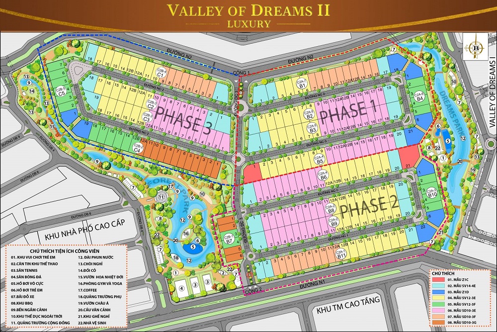 Valley of Dreams II – Luxury: Dự án biệt thự tại EcoLakes Mỹ Phước