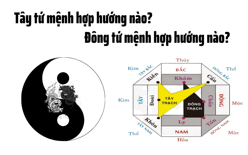 Tây tứ mệnh hợp hướng nào? Đông tứ mệnh hợp hướng nào?