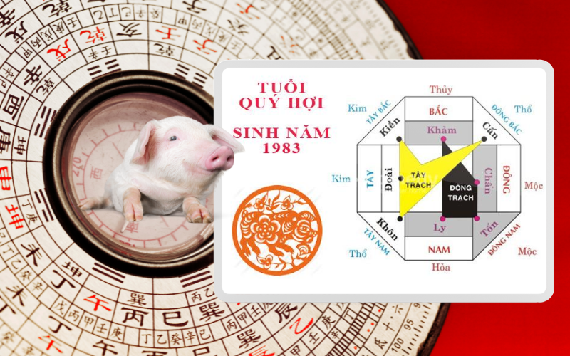 Gia chủ sinh năm 1983 tuổi Quý Hợi hợp hướng nào?
