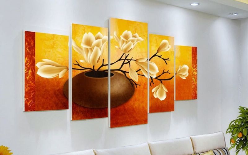 Gia chủ mệnh hỏa chỉ nên sử dụng các tranh trang trí thuộc gam màu nóng