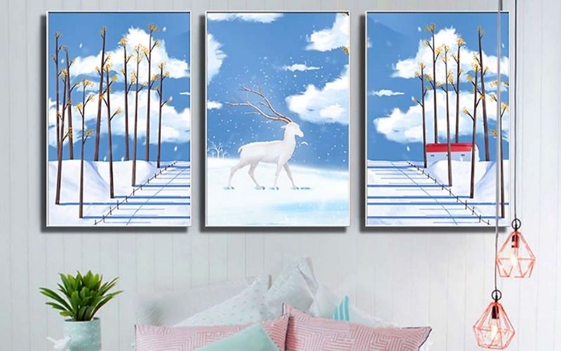 Tranh chú linh dương với ý nghĩa về sự độc lập, mạnh mẽ, kiên cường