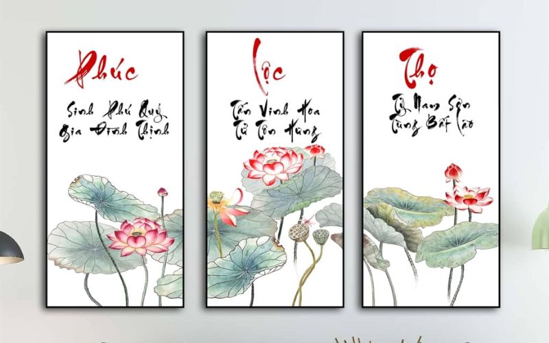 Tranh Phúc Lộc Thọ