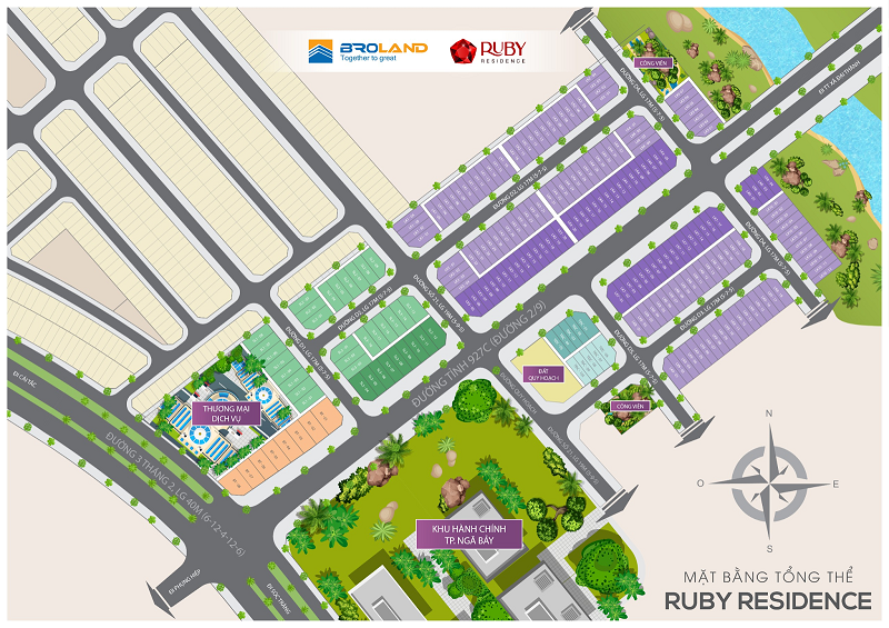 Ruby Residence: Dự án khu đô thị tại tỉnh Hậu Giang