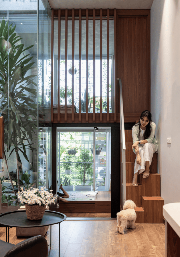 Giải pháp cho nhà hẹp gần 58m2 4 thế hệ trong ngõ nhỏ giữa lòng Hà Nội