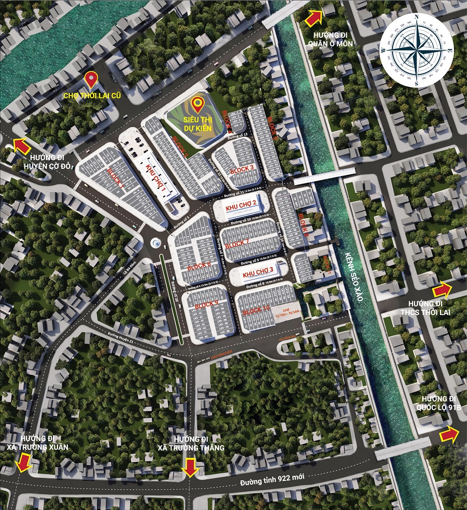 Thới Lai Mới: Dự án khu đô thị chợ tại Cần Thơ