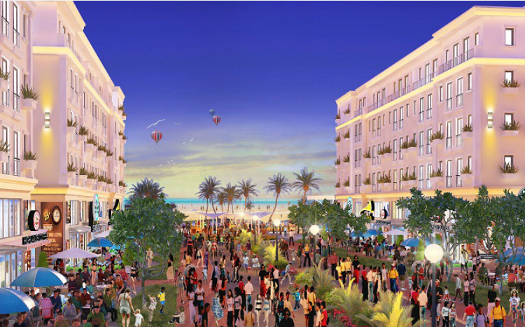 Hamptons Plaza: Dự án khu phố thương mại Hồ Tràm