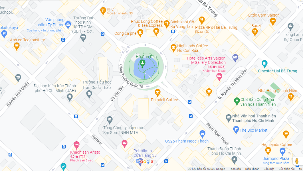 Hồ Con Rùa ở đâu?